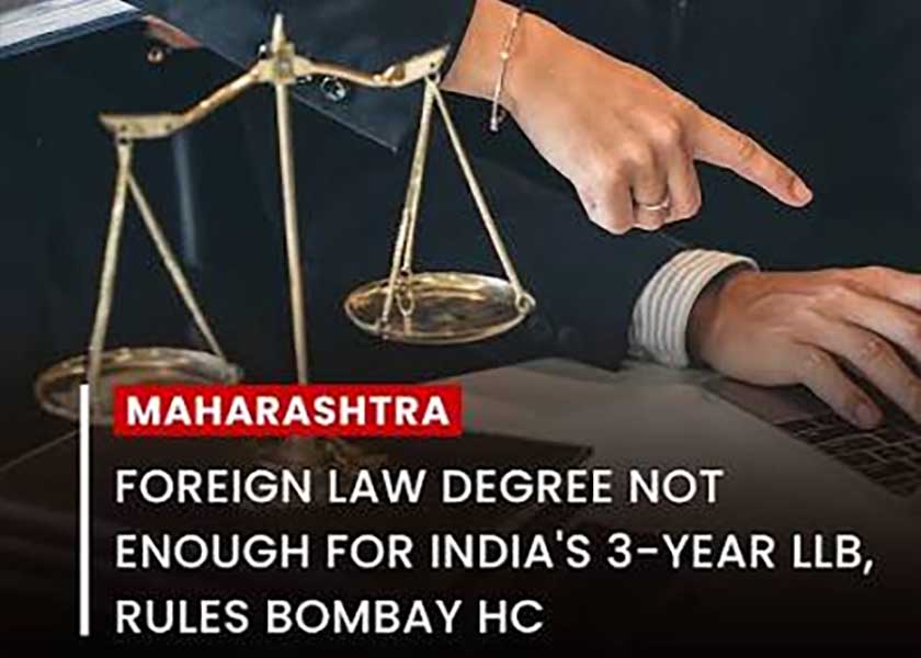 What is a First Degree for admission to 3-year LL.B. course in India